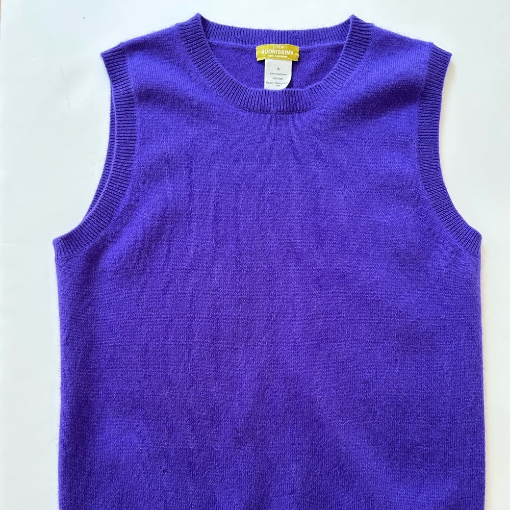 J Crew cashmere shell.